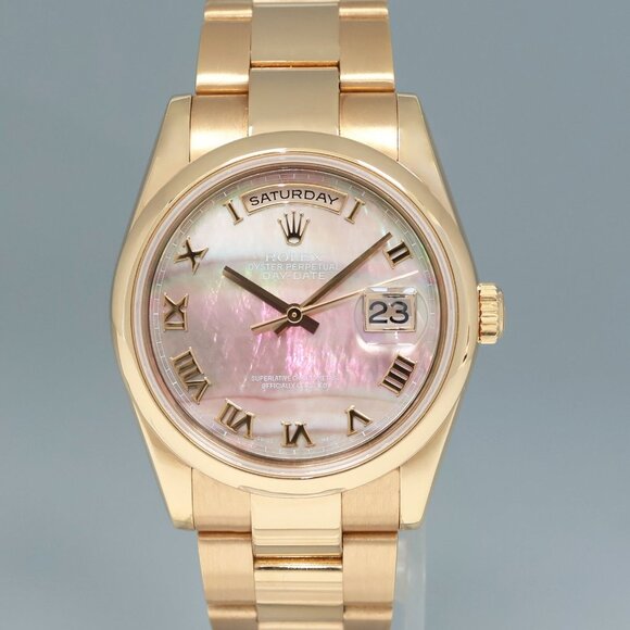 MINT! Rolex Ladies Day Date Presidential Gold Watch w/ box and tag - Picture 2 of 8